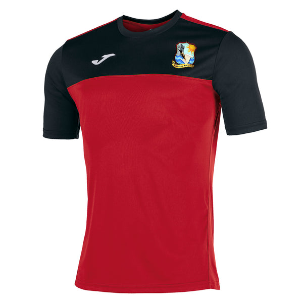 A picture of Colaiste Na Riochta House T-Shirt, colour red, available from Uniformity, Ireland's leading school uniform & sports uniform supplier. Shop online or instore today