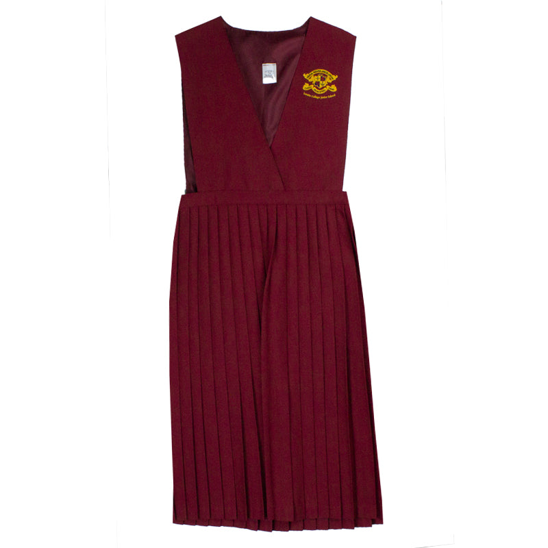 A picture of the Loreto St. Stephen's Green Junior School Pinafore, available from Uniformity, Ireland's leading school uniform & school sports uniform suppliers. Shop online or instore today.