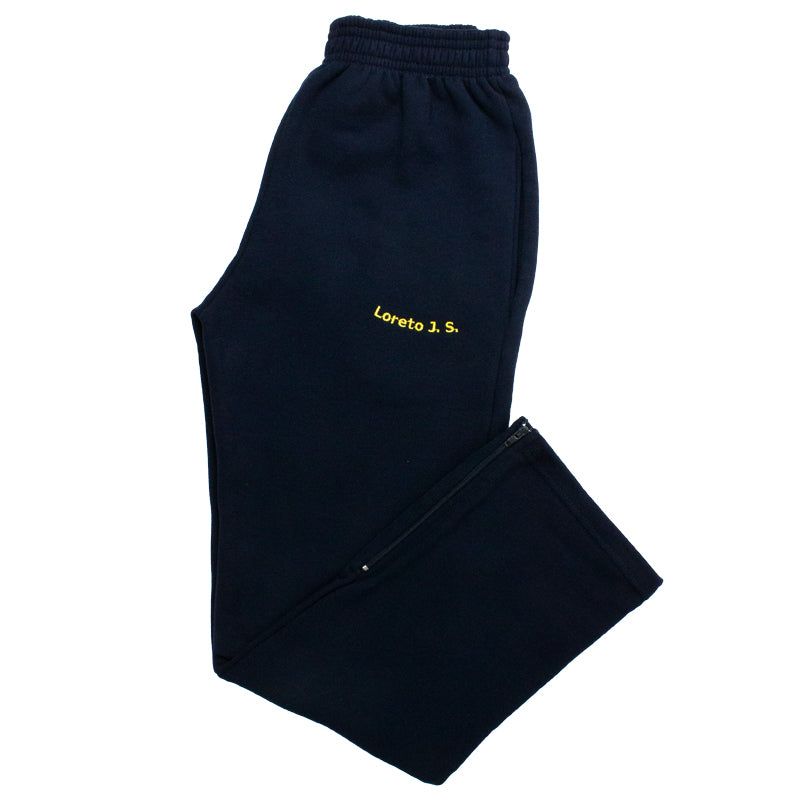 A picture of the Loreto St Stephens Green Junior School Tracksuit Bottom, available from Uniformity, Ireland's leading school uniform & sports uniform supplier. Shop online or instore today.