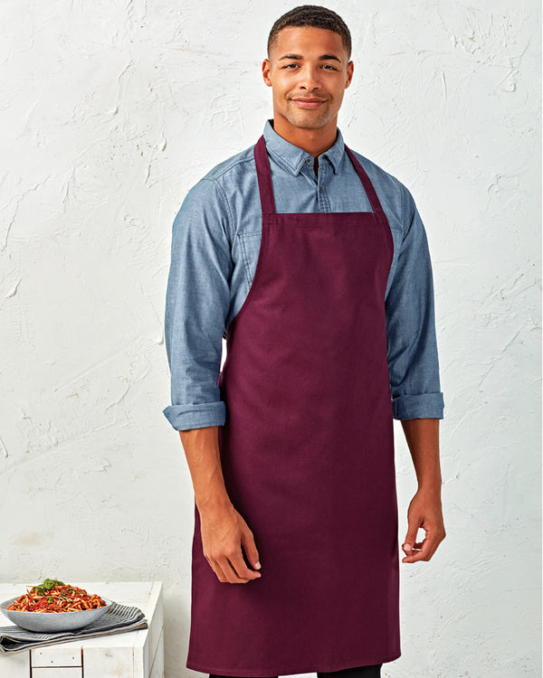 100% Organic Cotton Bib Apron
