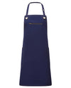 Barley' Contrast Stitch Sustainable Bib Apron