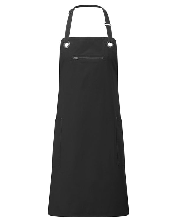 Barley' Contrast Stitch Sustainable Bib Apron