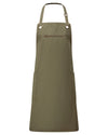 Barley' Contrast Stitch Sustainable Bib Apron