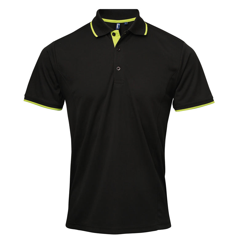 Mens' Contrast Coolchecker Polo