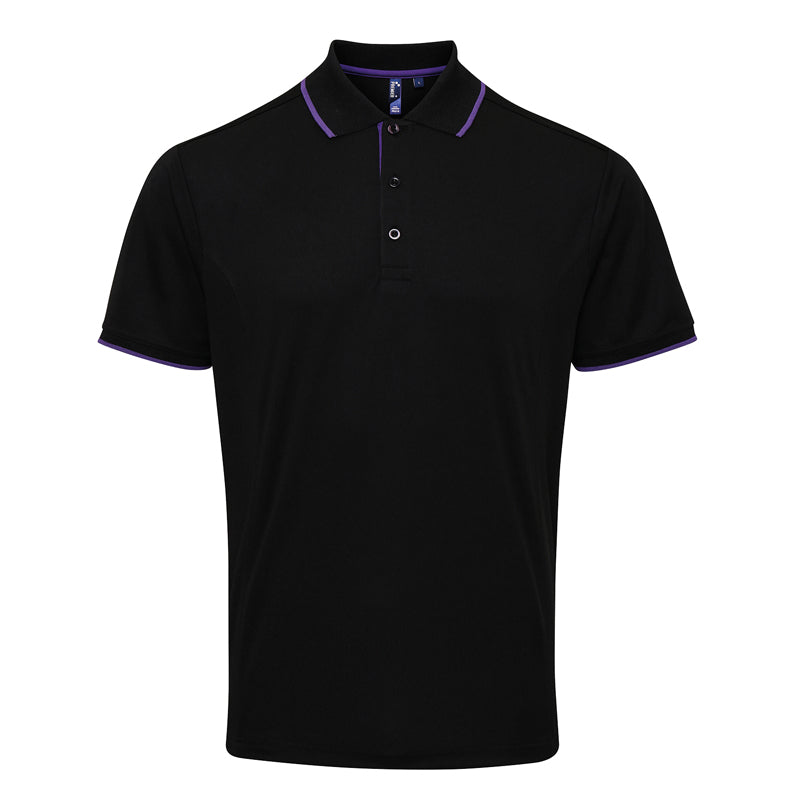 Mens' Contrast Coolchecker Polo