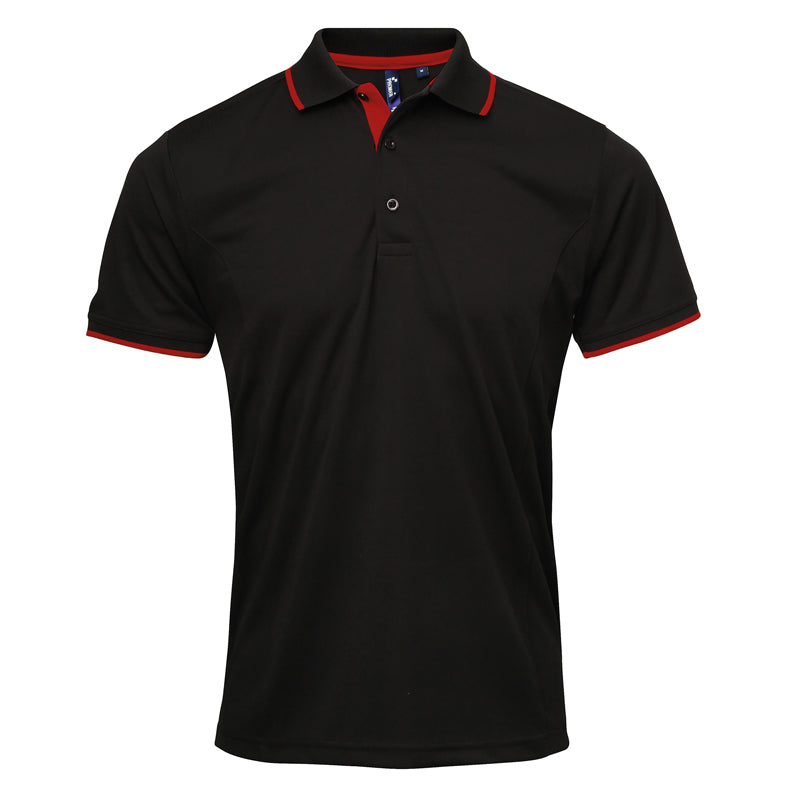 Mens' Contrast Coolchecker Polo