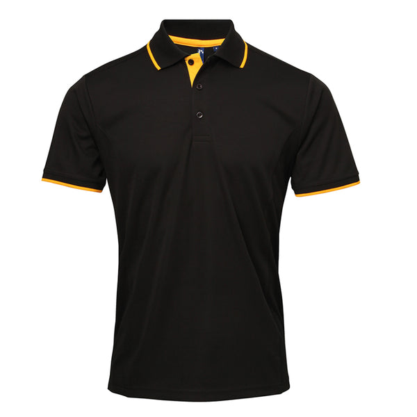 Mens' Contrast Coolchecker Polo