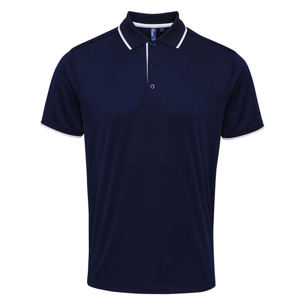 Mens' Contrast Coolchecker Polo
