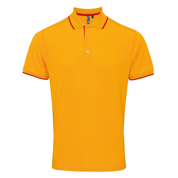 Mens' Contrast Coolchecker Polo