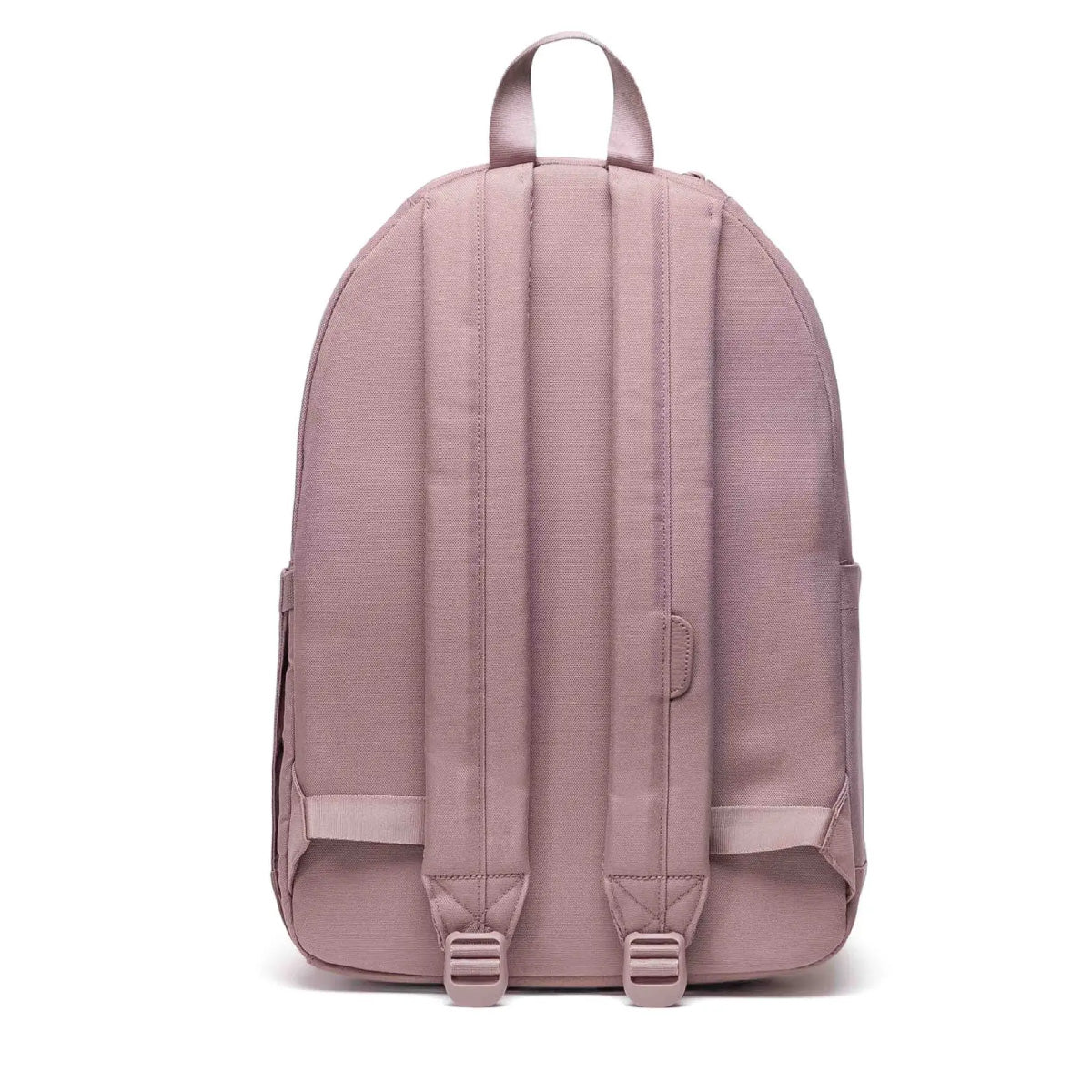 A photo of the Herschel Pop Quiz Backpack in Colour Ash Rose. Back view.