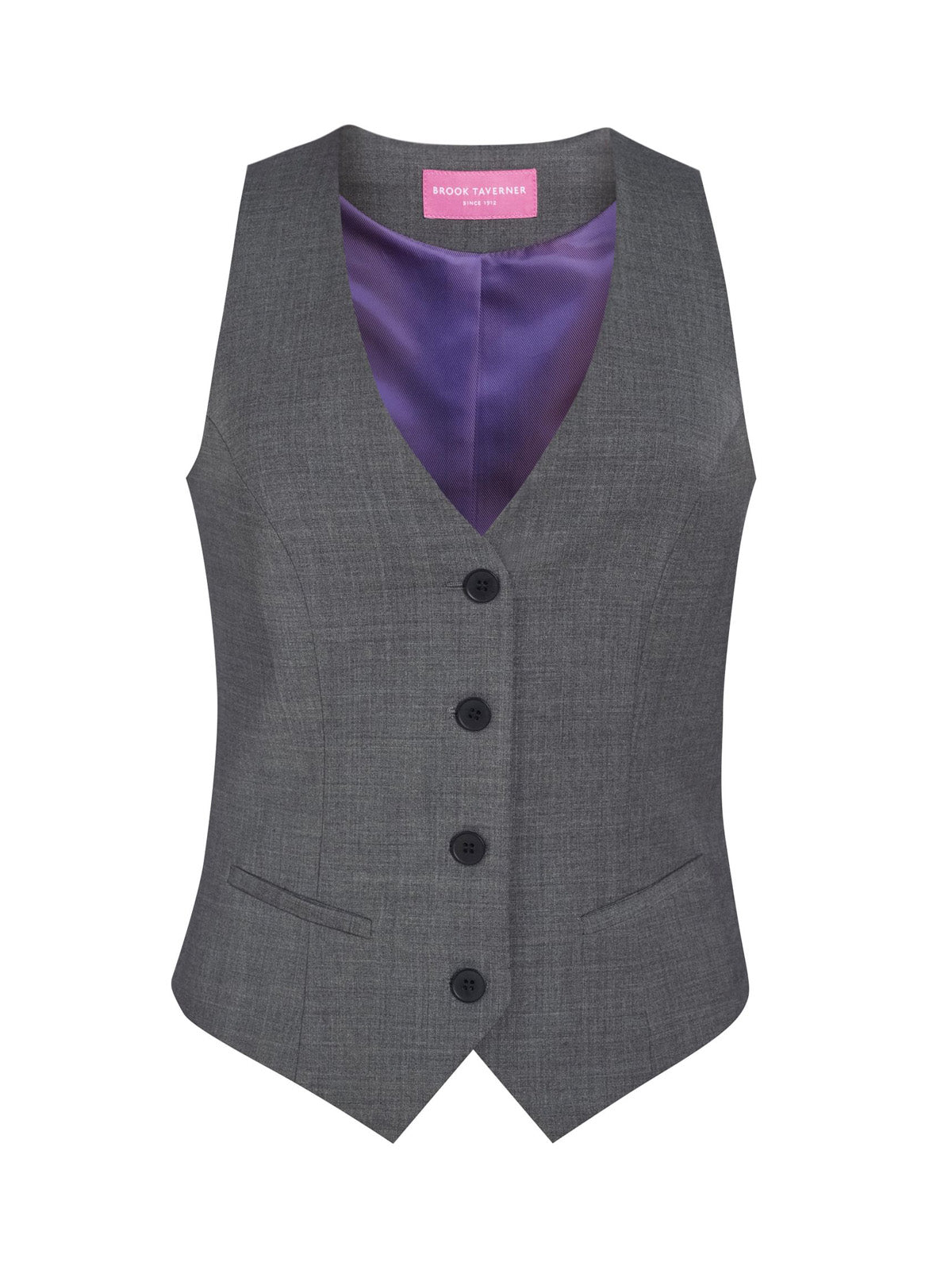 Brook Taverner Scapoli Ladies Waistcoat in Light Grey