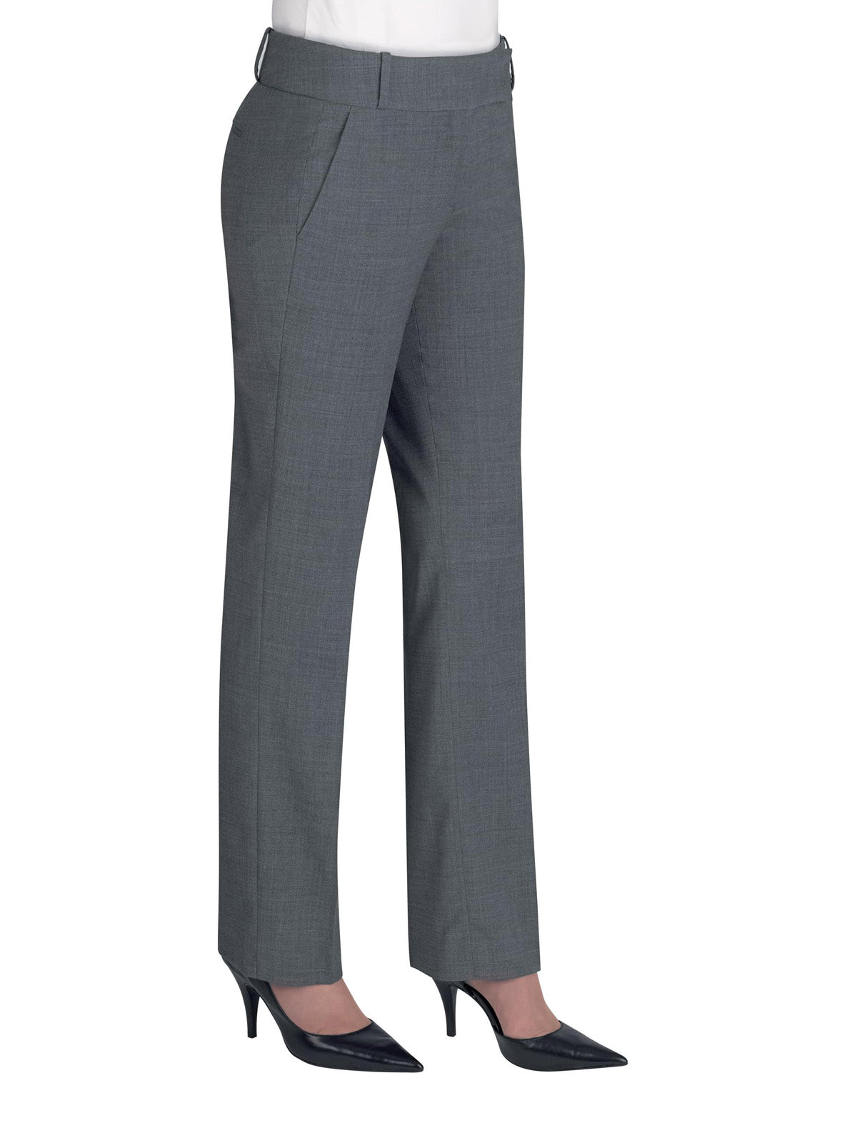 Photo of Brook Taverner Genoa Tailored Leg Trouser Light Grey