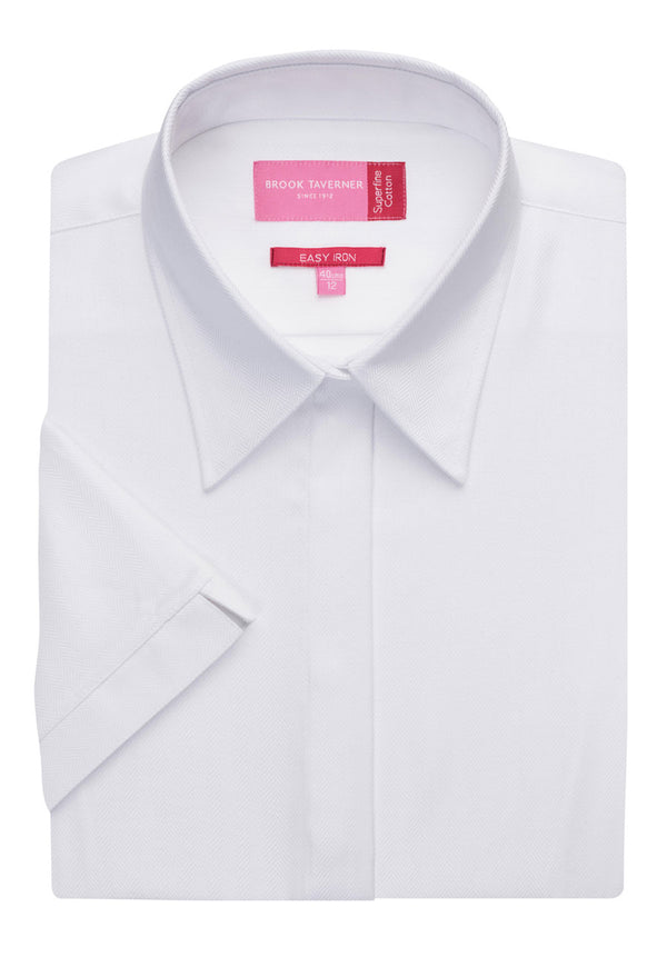 Ozzero Blouse Cotton Herringbone