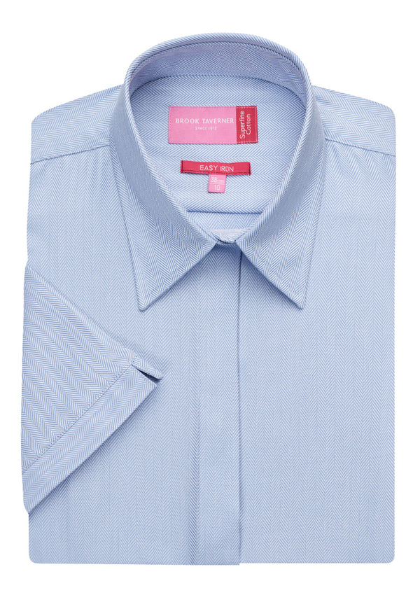 Ozzero Blouse Cotton Herringbone