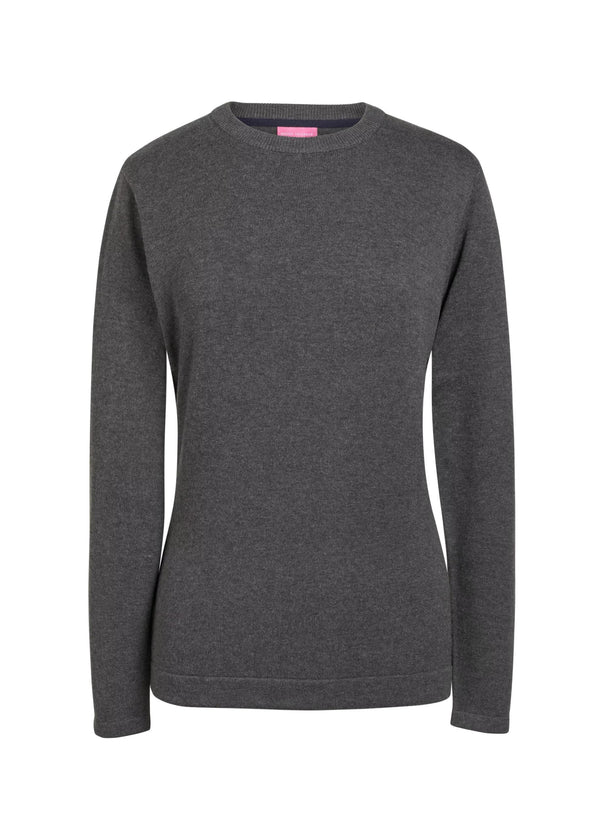 Photo of Brook Taverner Helena Crew Neck Jumper in Charcoal