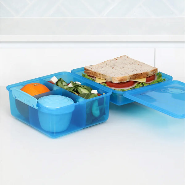 Sistema 2L Lunch Cube Max w/ Yoghurt Pot