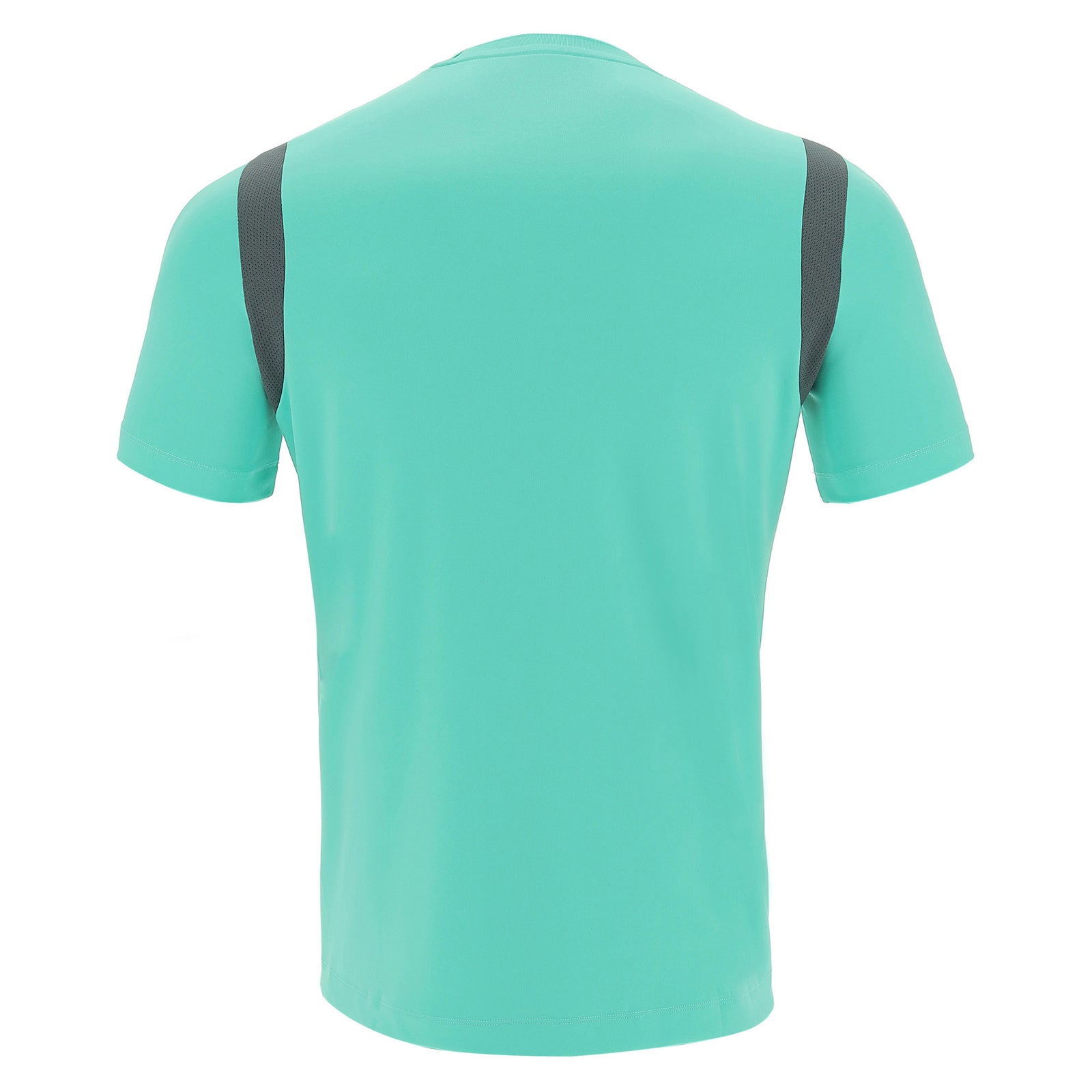 Photo of the Irish Squash 'Rodders' Match Day Shirt in Turquoise, back-view