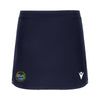 A photo of the Celbridge Tennis Club Ladies Inuit Skort in Navy with club crest on right leg.