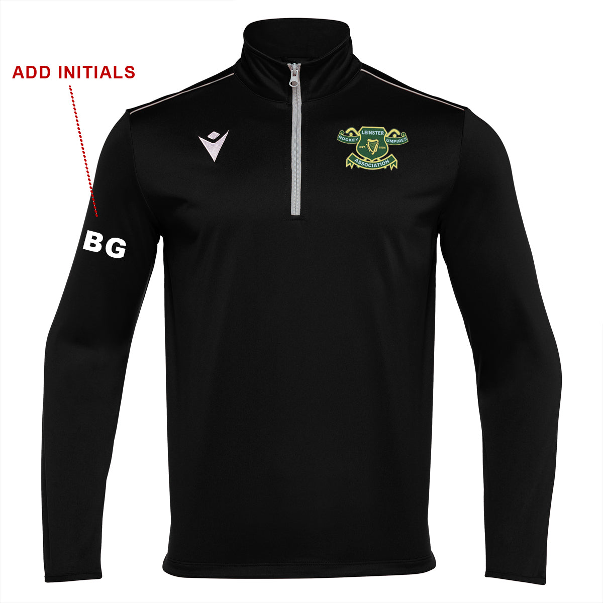 Leinster Hockey Umpires 1/4 Zip Midlayer