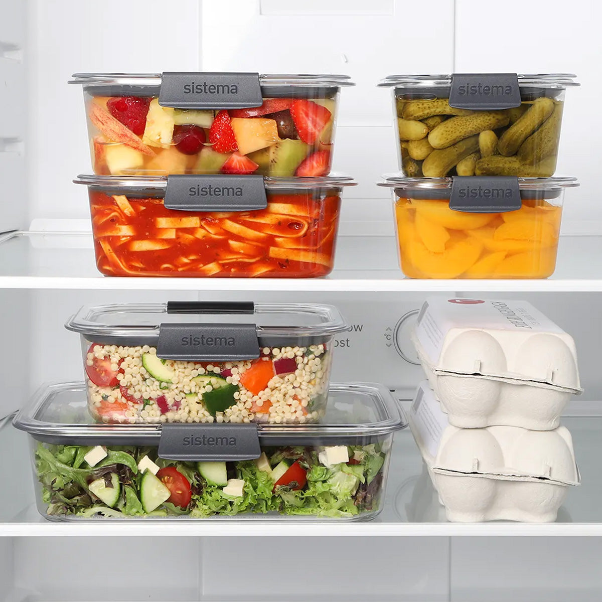 Sistema 2L Brilliance Food Storage Container