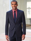 Model wearing Brook Taverner Avalino Tailored Fit Jacket in Navy