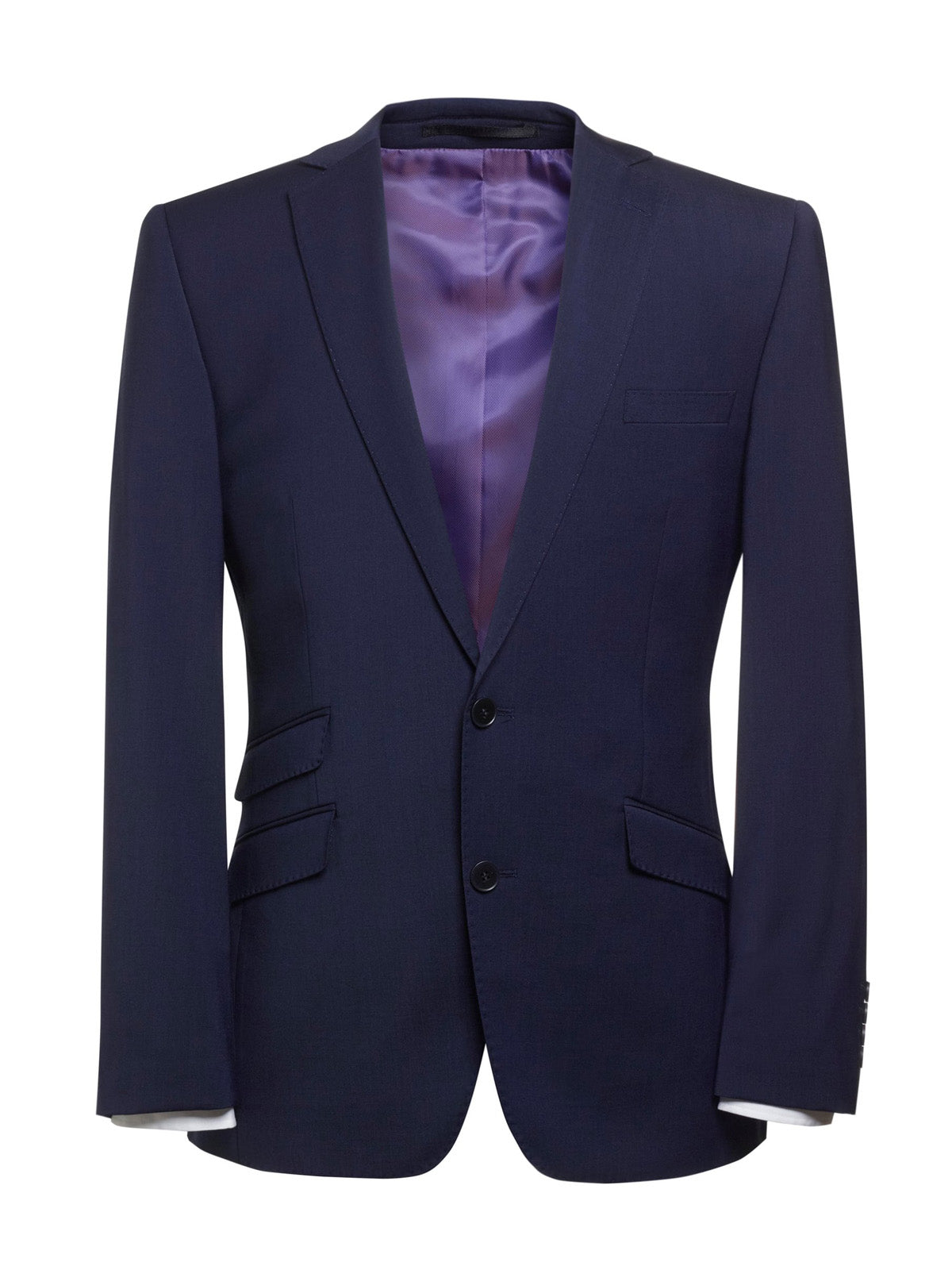 Brook Taverner Cassino Slim Fit Jacket in Mid Blue