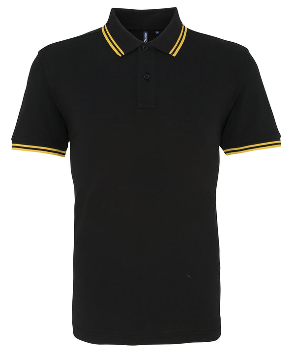 Men's classic fit tipped polo