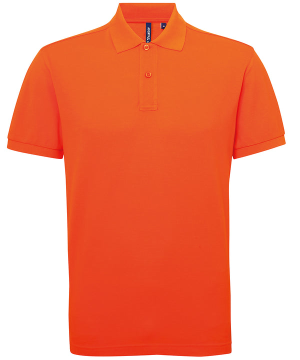 Mens polycotton blend polo