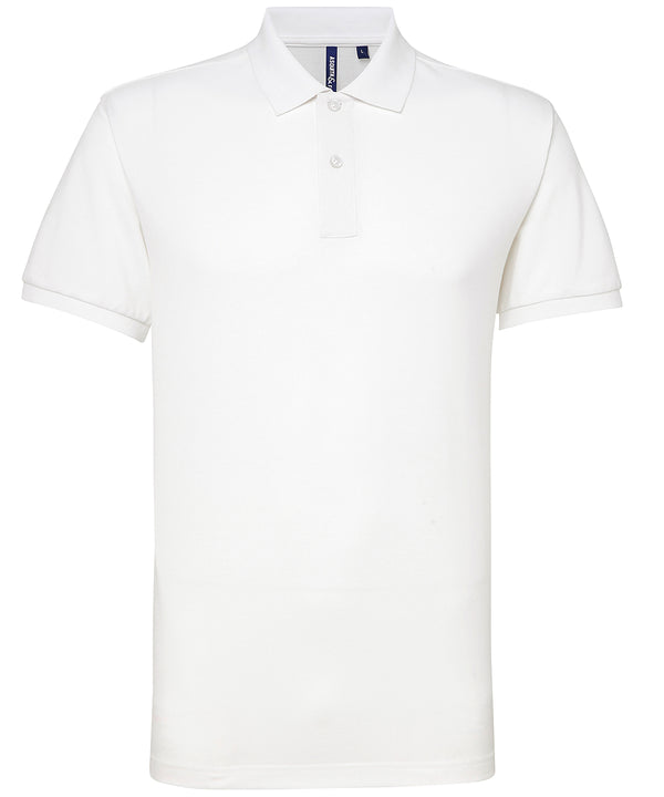 Mens polycotton blend polo