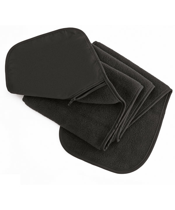 Polartherm fleece scarf with zip pocket