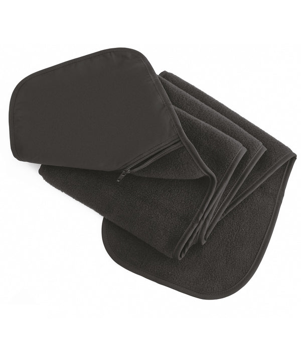Polartherm fleece scarf with zip pocket