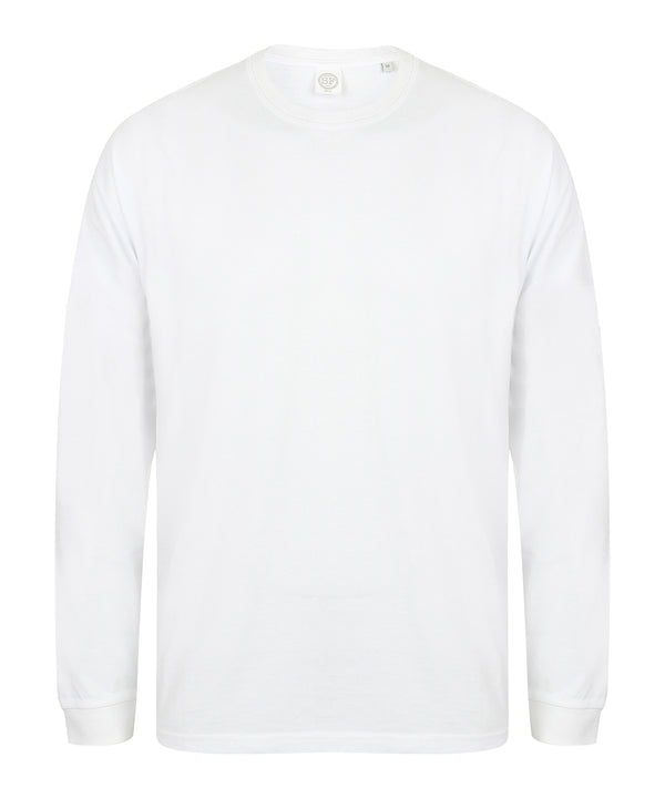 Unisex drop shoulder slogan top