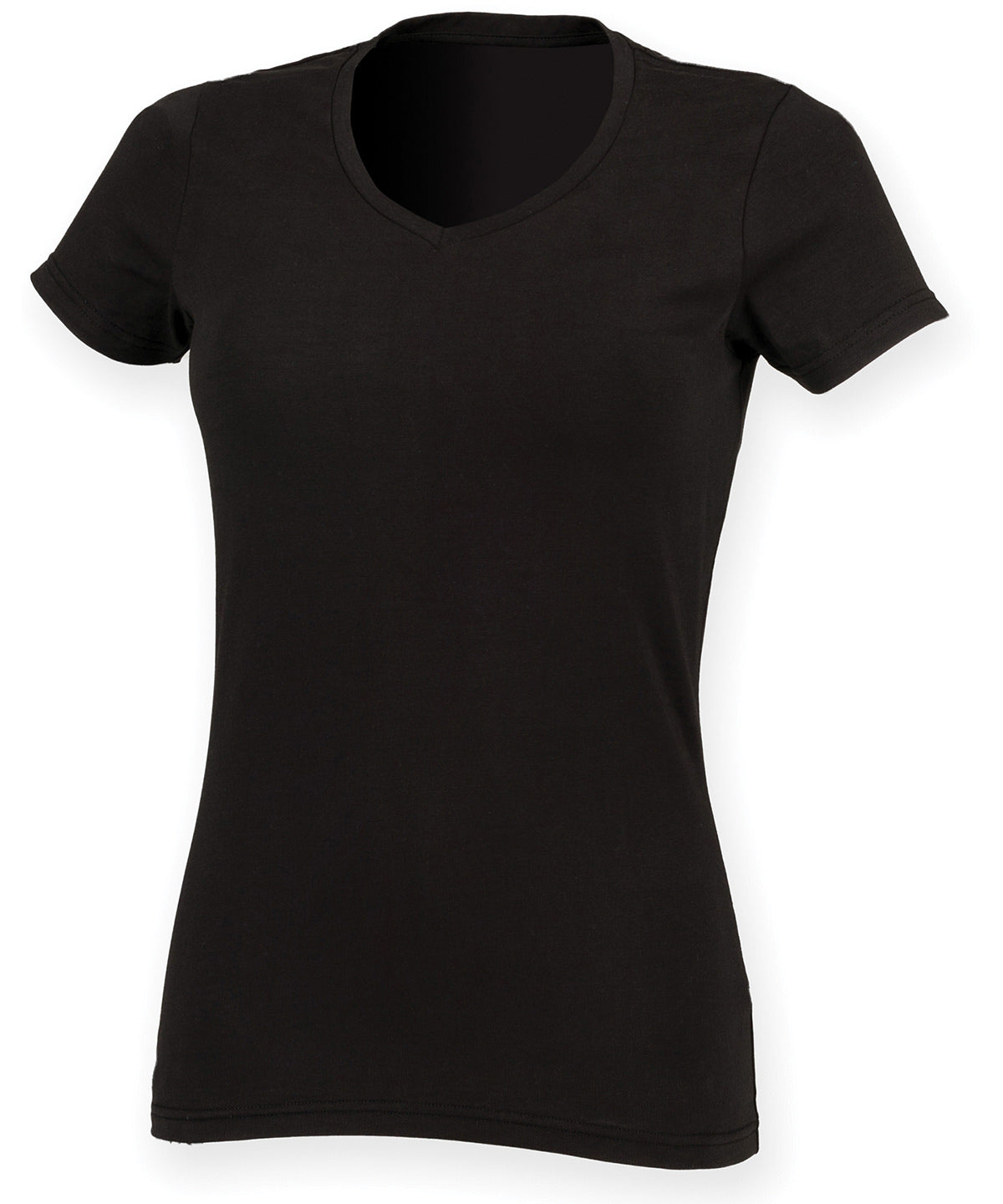 Feel Good Women's Stretch V-neck T-shirt