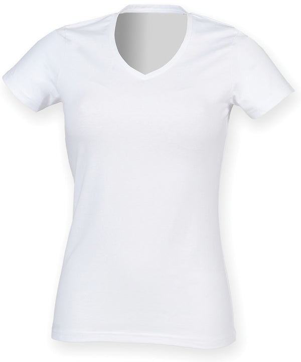 Feel Good Women's Stretch V-neck T-shirt