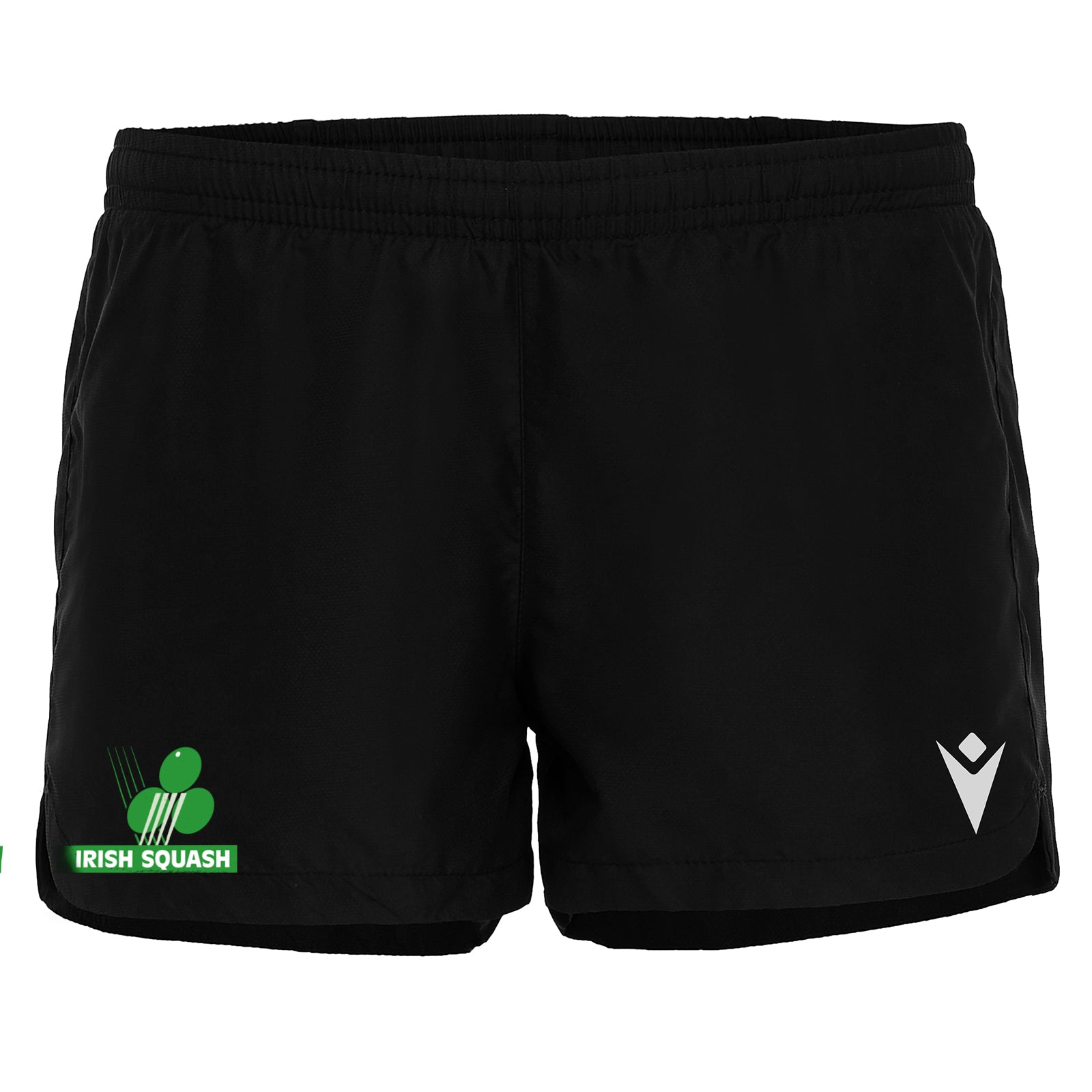 Photo of the Irish Squash Ladies 'Hanna' Short in Black, front view