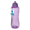 A photo of the Sistema 800ml Gripper Bottle in colour purple.