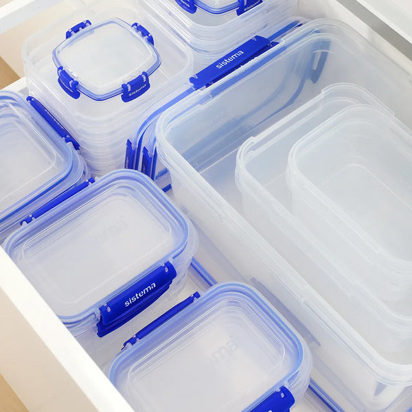 Sistema 2.2L Rectangle Food Storage Container