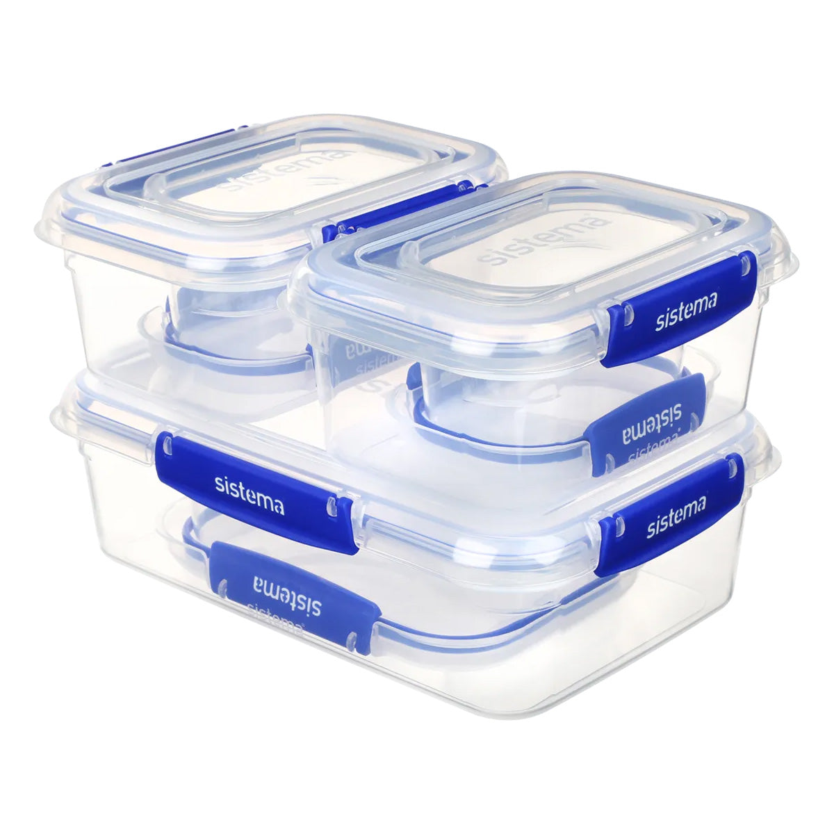 A photo of the Sistema 6 Pack Essentials Food Storage Containers