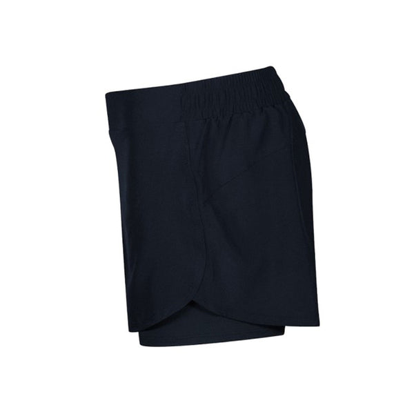 A photo of the Elm Park Tennis Club 2 in 1 hort in Navy. Side View.