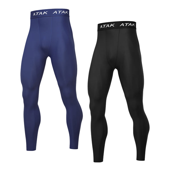 Photo of the Atak Adult Compression Legging in Navy & Black