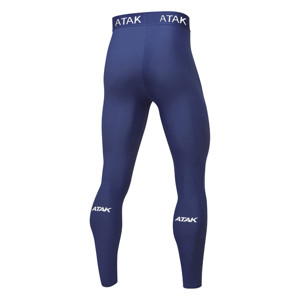 Photo of the Atak Junior Compression Legging in Navy, back view