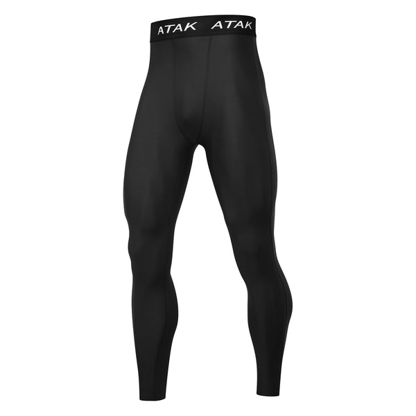 Photo of the Atak Adult Compression Legging in Black, front view