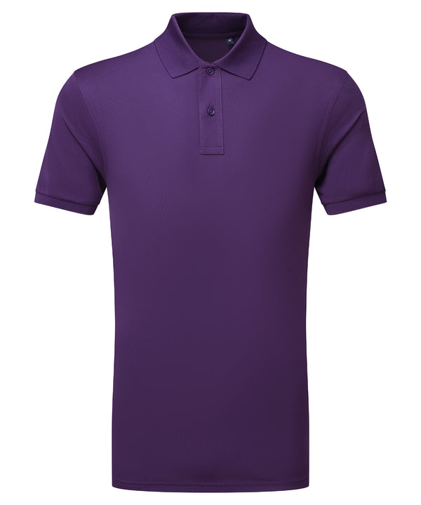 Cationic recycled polyester polo 