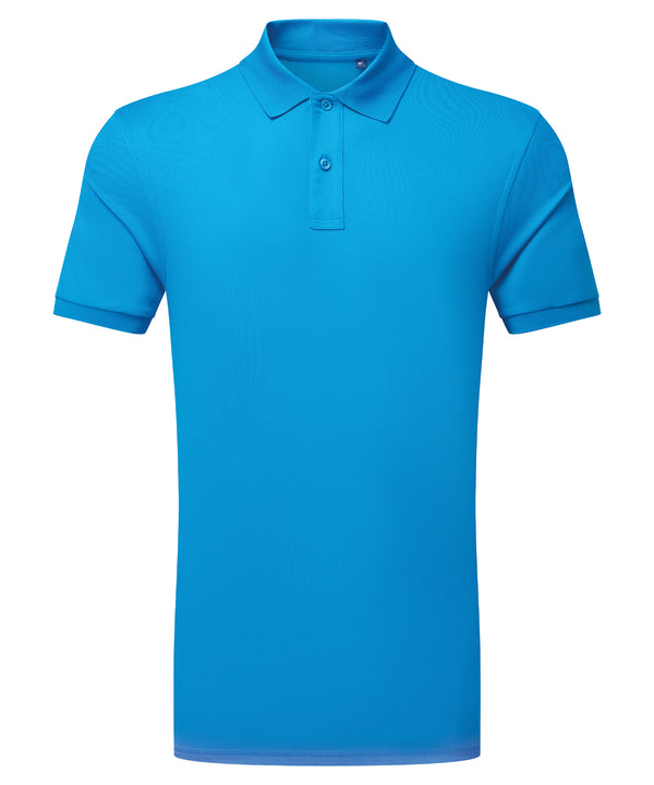 Cationic recycled polyester polo 