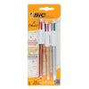 A photo of the BIC Card 4 Colour Ballpoint Pen (3 Pack), Carded