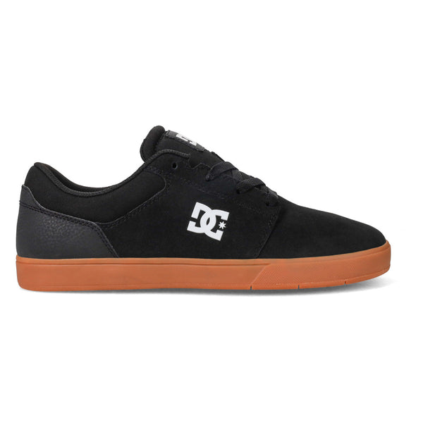 A photo of the DC Crisis 2 Mens Shoe in Black/Black, side shot of the shoe