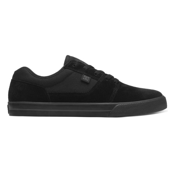 A photo of the DC Tonik Mens Shoe in Black/Black, side shot of the shoe