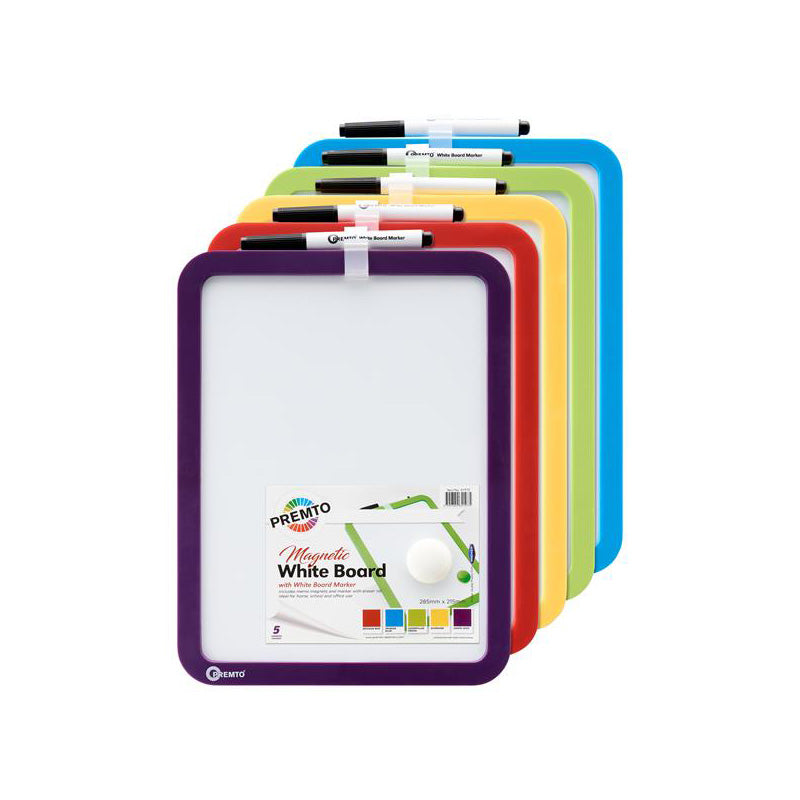 Premto Magnetic Dry Wipe Whiteboard With Dry Wipe Marker