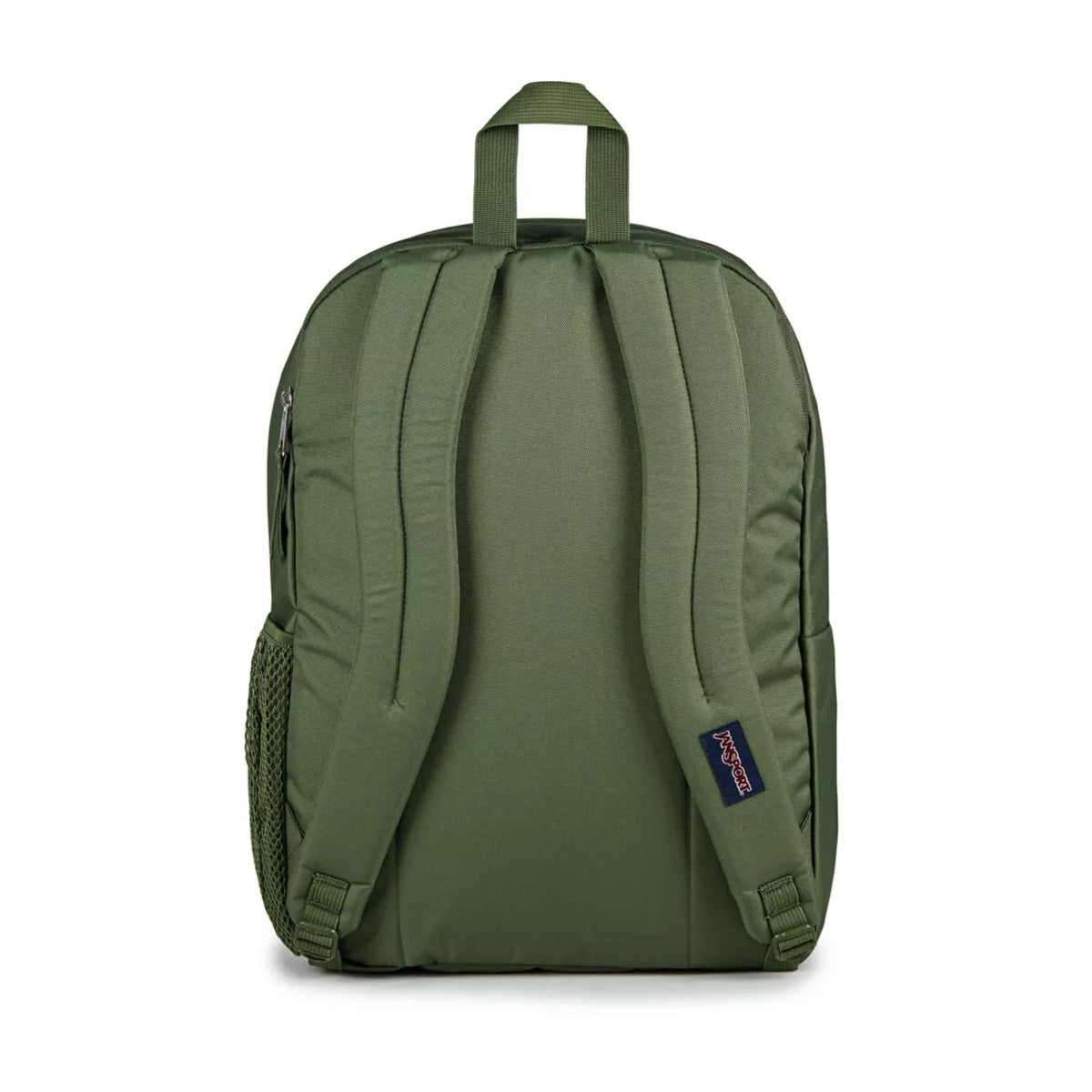 A back view photo of the JanSport Big Student Backpack in Cargo Green.
