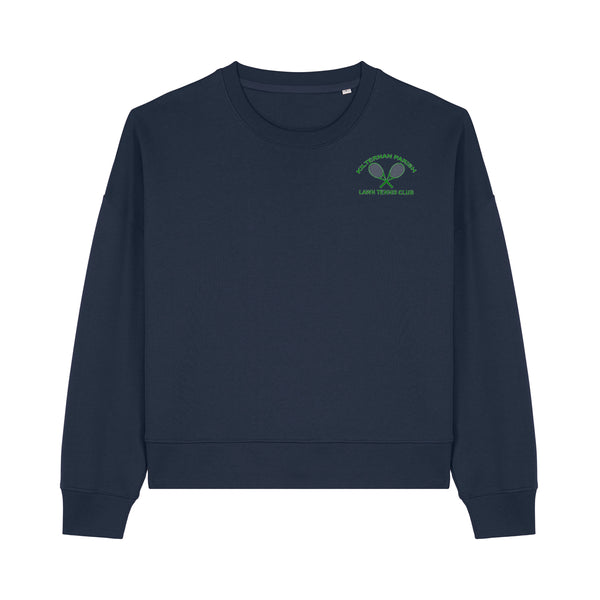 Kiltiernan Parish Lawn Tennis Club Ladies Cropped Sweatshirt